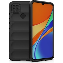 Newface Xiaomi Redmi 9c Kılıf Optimum Silikon - Siyah Siyah