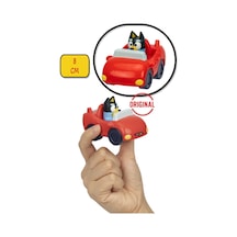 Blueyplus Bandit Figürlü Mini Cabrio Serbest Tekerlek Dayanıklı Eğlenceli Koleksiyon Oyuncak - 8 Cm Sünger Bob