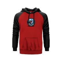 Crysis City Warrior Kırmızı Renk Reglan Kol Sweatshirt Kırmızı