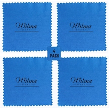 Wilma Secret Mikrofiber Cam Temizlik Bezi 40 40 4 Lü Paket 2 Adet Şeffaf