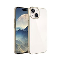 Apple Uyumlu iPhone 15 Plus Kılıf Sert Pc Renkli Çerçeveli Riksos Kapak