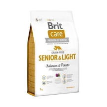 Brit Care Light Tahılsız Somonlu Patatesli Yaşlı Köpek Maması 3 KG