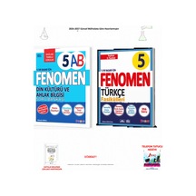 Fenomen 5. Sınıf Din A-b Sb + Türkçe Fasikülleri 2 Kitap Seti