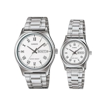 Casio Mtp-ltp-v006d-7budf Çift Kol Saati Kadın-erkek Metalik