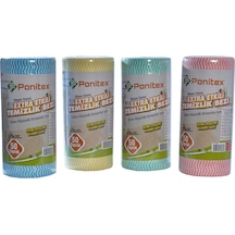 Ponitex Süper Emici Perforeli Pratik Hassas Temizlik Bezi 4 Adet 50 Yaprak 25 x 30 CM