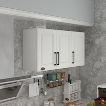 Kenzlife Hazır Mutfak Dolabı Limon90 Byz Mod1 90 120 32 Mebran Kapak Suntalam Gövde Beyaz