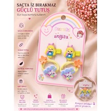 6'lı Set Sevimli Karakter Ve Unicorn Figürlü Çocuk Toka Seti Farklı Renk Seçenekli 0