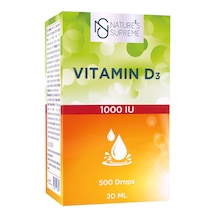 Natures Supreme Vitamin D3 1000 Iu 20 Ml Damla Aromasiz