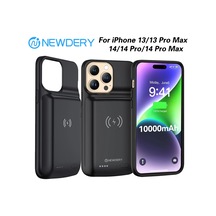 Newdery 10000 Mah Kablosuz Şarj Pil Kutusu İphone Uyumlu 13/13 Pro/14/14 Pro Max Ince For İphone Uyumlu 13 Pro Amerika Birleşik Devletleri For İphone Uyumlu 13 Pro