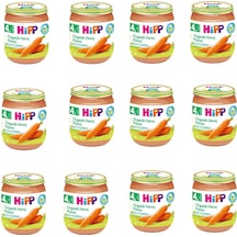 Hipp Kavanoz Maması Organik Havuç Püresi 125 G 12 Adet