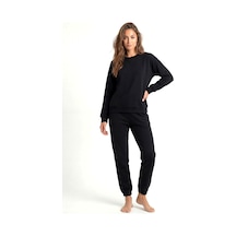 Akbeniz Kadın Basic Sweatshirt Eşofman Takımı Siyah Akbeniz Kadın Basic Sweatshirt Eşofman Takımı Siyah