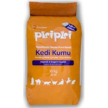 Pisi Pisi Sabun Kokulu Topaklaşan Kalın Taneli Kedi Kumu 10 KG