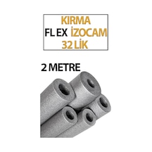 Kırma Fleksi İzocam 32'lik Boruya Uygundur 2 Metre Uzunluğundadır