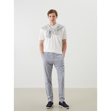 Lcwaıkıkı Classic Mavi Dar Kalıp Erkek Chino Pantolon