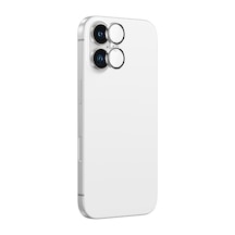 Apple Uyumlu   iPhone 16 Amazingthing Yansıma Önleyici Kamera Lens Koruyucu Uygulama Aparatlı Şeffaf