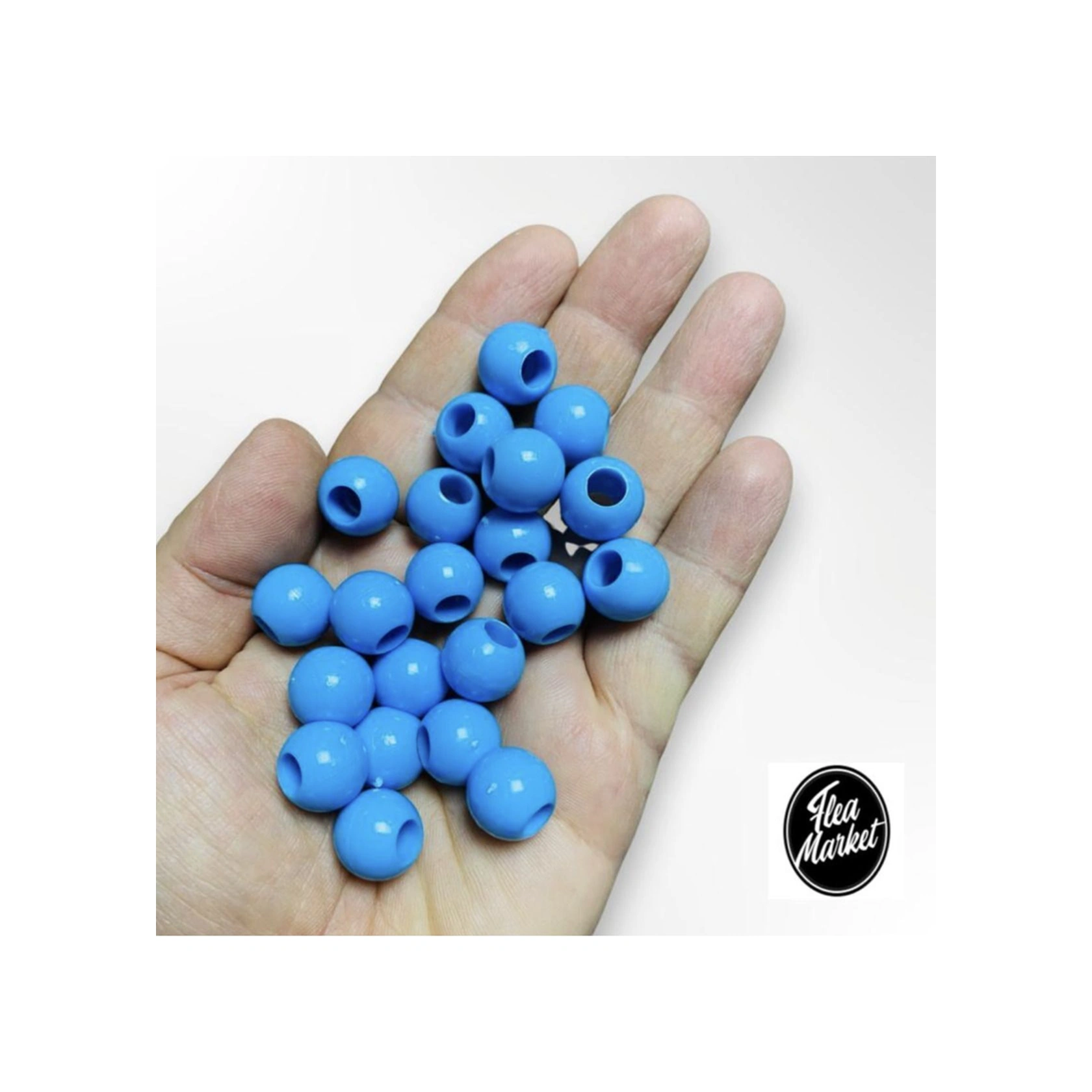 14 Mm Plastik Kuzu Boncuk - 50 Adet