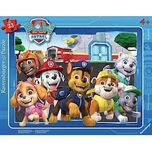 33 Parça Büyük Çerçeveli Paw Patrol Yapboz
