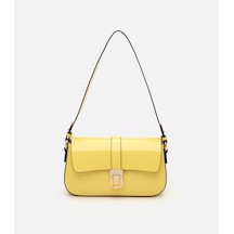 Hotiç Kadın Sarı Kilit Detaylı Çapraz Askılı Çanta 03cah304920a500 Sarı