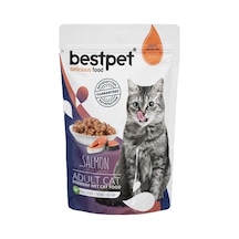 Bestpet Somonlu Jelly Pouch Yetişkin Kedi Yaş Maması 85 G