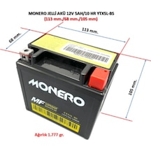 Monero 12/5 Amp Ytx5l-bs Motosiklet Aküsü