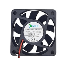 Xmer 60X60X15Mm 12V 0.12A 2 Kablolu Fan