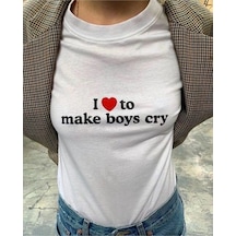 Unisex Kadın Beyaz Tshirt Beyaz