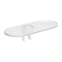 Vitalio Universal Sabunluk, 22 Mm Sürgülü Raylar İle Uyumlu Raf, Duş Ve Banyo Aksesuarları, Akrilik, 27725001 Siyah