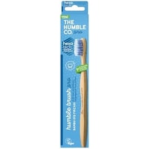 Humble Brush Pro Lıne Yetişkin Soft Mavi 0.01 İnceltilmiş Hegzagonal Fırça Kılları Açık Ahşap