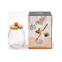 Meşe Bal Kavanozu Kaşıklı 340 Ml