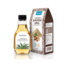 TheLifeCo Organik Badem Unu 250 G + Organik Agave Şurubu 330 G