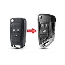 Gma Keys Chevrolet Cruze Aveo Spark Dönüşüm Çevirici Kumanda Kabı Anahtar Kabı 3 Tuşlu 1.ci Kalite