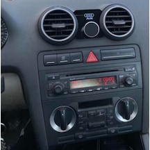 Audi A3 8P(2004-2012) Halka Logolu Mıknatıslı Telefon Tutucu