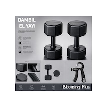 9 Kg Dambıl Seti X 2 Adet Toplam 18 Kg + El Yayı