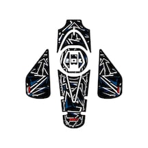 Gp Kompozit Tank Pad Seti Mavi Bajaj Pulsar Ns 200 2011-2024