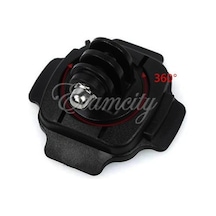 Gopro Uyumlu 360 Derece Dönebilen Kask Aparat Çok Renkli