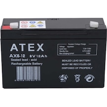 Atex Ax6-12 6v 12ah Akü