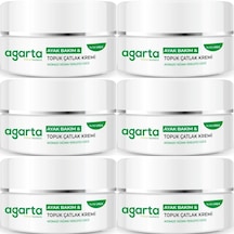 Agarta Ayak Ve Topuk Çatlak Bakım Kremi 100ml 6 Lı Set
