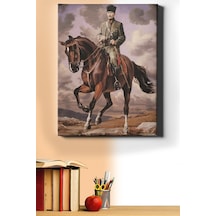 Webstyle Atatürk Sayılarla Boyama Seti Kasnaklı 40x50 Cm