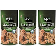 Reflex Yarı Yumuşak Av Hayvanlı-Tavuklu Köpek Ödül Maması 3 x 150 G