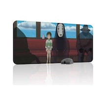 Spirited Away Kaymaz Dikişli Kauçuk Oyuncu Mousepad V4 - 90x40 Xxl Gaming Mouse Pad Fare Altlığı