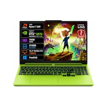 Lenovo LOG 15AHP11 83TN00AATR Ryzen 7 250 16 GB 512 GB SSD RTX5070 15.3" Free Dos Dizüstü Bilgisayar