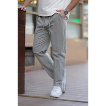 Madmext Siyah %100 Pamuklu Rahat Kesim Erkek Pantolon E6565