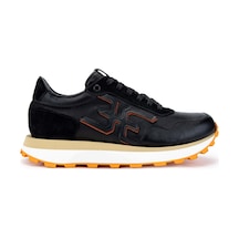 Fabi Erkek Hakiki Deri Siyah/turuncu Sneakers & Spor Ayakkabı 510 Fu0875b Erk Ayk Y24 Nero/arancıo Çok Renkli