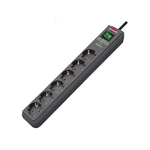 Brennenstuhl Eco Line Serisi 6 Soketli 13.500A Akım Koruyucu Priz 1.5 M