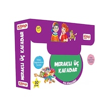 Kitap Kulübü 2. Sınıf Meraklı Üç Kafadar Serisi Etkinlikli Değerlendirme Testi 10 Kitap Hikaye Seti 2024