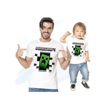 Minecraft Baba Oğul Kombini Tshirt Giyim