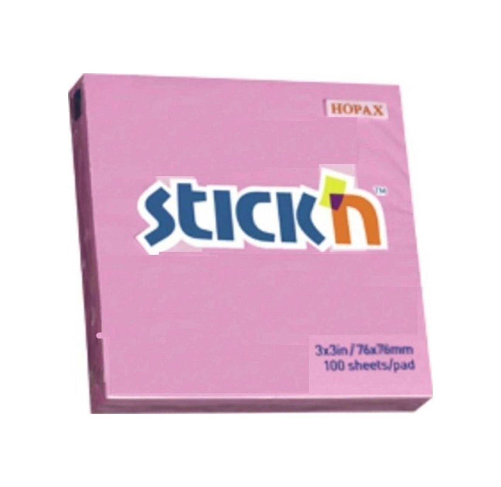 Stickn Yapışkanlı Not Kağıdı 76x76mm Neon Mor 100 Yaprak 21210 12 Li Paket