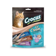Crocus Çoklu Somon Karides & Karides & Yengeç Krema Kedi Ödülü 4 15 Gr