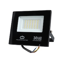 Powermaster Pm-22585 30 Watt - 220 Volt 6500k Ip66 150 Işık Açısı Siyah Slim Kasa Led Projektör Diğer