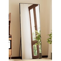 İva 140x55 Ayaklı, Asılı Veya Duvara Yaslı, Yer Aynaları,oturma Odası, Yatak Odası, Giyinme Odası Siyah